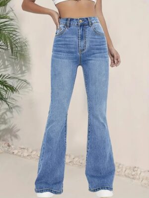 Blue Flare Jeans For Girls