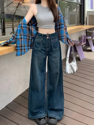 Bell-Bottom Jeans Pants for Women