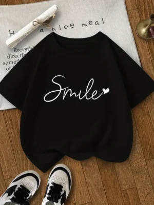 Loose Fit T-Shirt For girls | Trendy & Cozy Tees