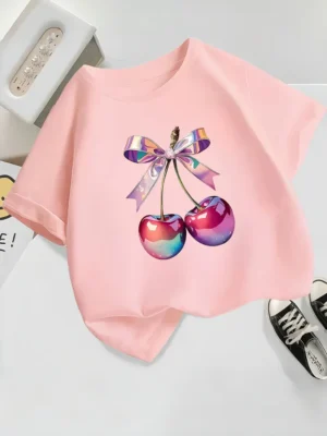 Organic cotton t-shirt for girls