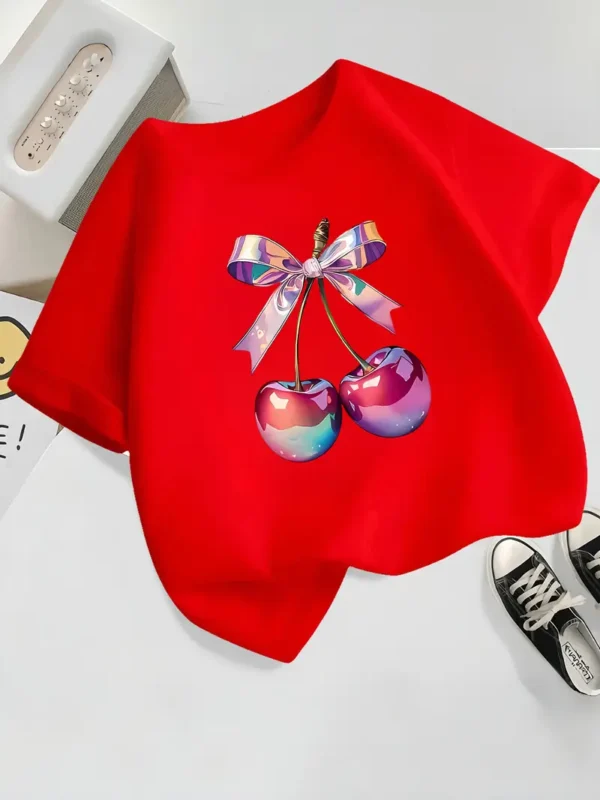 Organic cotton t-shirt for girls - Image 3