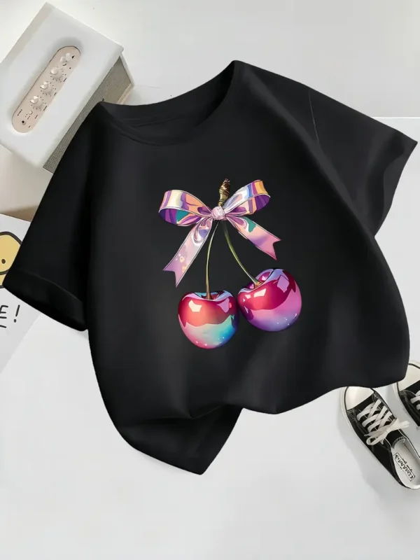 Organic cotton t-shirt for girls - Image 4