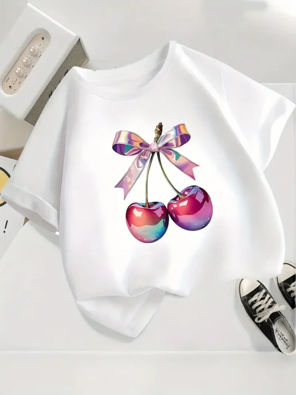 Organic cotton t-shirt for girls - Image 5