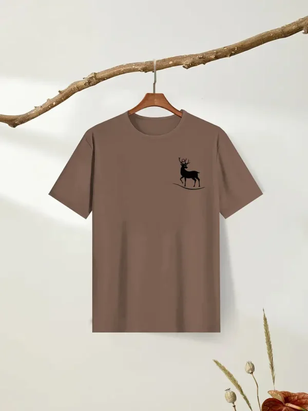 Buy Pack of 4 Pcs Summer T-shirt For Men Online - Image 4