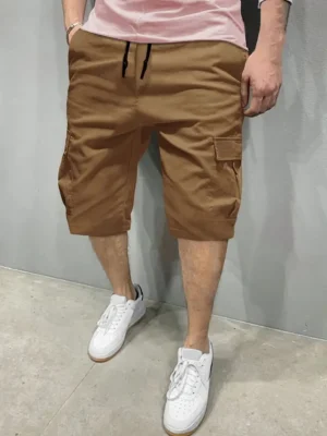 Elastic Waistband Men Short