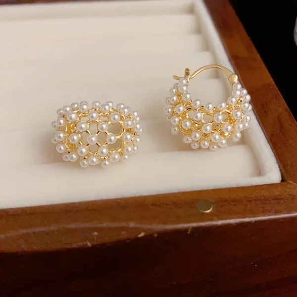 Hollow Circle Earrings - Image 5